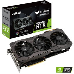 Видеокарта ASUS GeForce RTX 3060 Ti TUF GAMING OC 8GB (TUF-RTX3060TI-O8G-GAMING) - 1