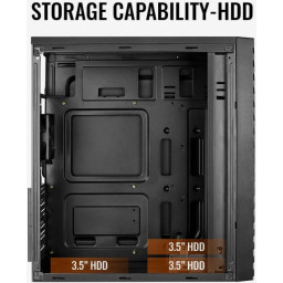 Корпус AeroCool Streak Black EN58573 (Streak-A-BK-v1) - 6