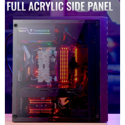 Корпус AeroCool Streak Black EN58573 (Streak-A-BK-v1) - 8