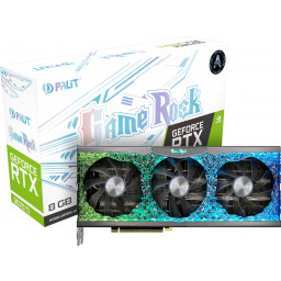 Видеокарта Palit GeForce RTX 3070 Ti GameRock 8Gb (NED307T019P2-1047G) - 9