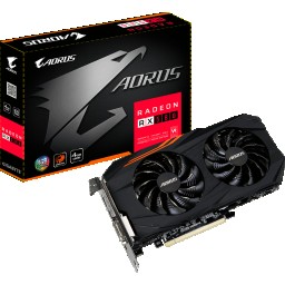 Видеокарта AMD GIGABYTE Radeon RX 580 4096Mb (GV-RX580AORUS-4GD) - 10