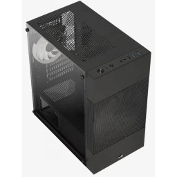 Корпус AeroCool Atomic-G-BK-v2 Black TG mATX - 5