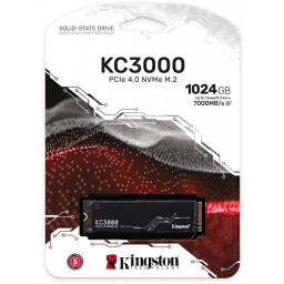 Твердотельный накопитель SSD 1Tb Kingston KC3000 NVMe M.2 (SKC3000S/1024G) - 2