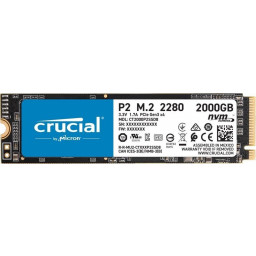 Твердотельный накопитель SSD 2Tb Crucial P2 NVMe M.2 (CT2000P2SSD8) - 1