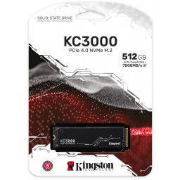 Твердотельный накопитель SSD 512Gb Kingston KC3000 NVMe M.2 (SKC3000S/512G) - 2