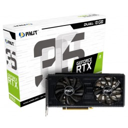 Видеокарта Palit GeForce RTX 3050 Dual 8GB NE63050019P1-190AD - 7