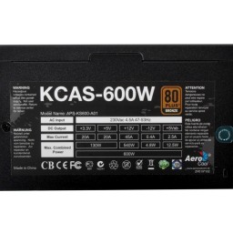 Блок питания 600W AeroCool KCAS-600W - 3