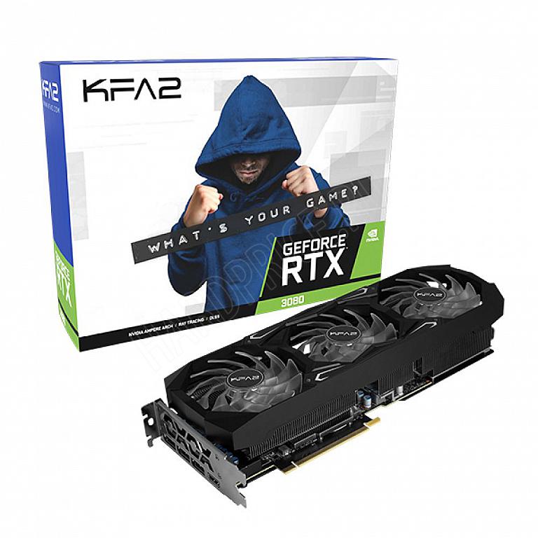 RTX 3080 Купить видеокарту KFA2 GeForce RTX 3080 SG 10GB LHR