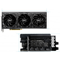 Видеокарта Palit GeForce RTX 4090 GameRock OC 24Gb (NED4090S19SB-1020G) - 8