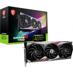 Видеокарта MSI GeForce RTX 4070 Ti GAMING X TRIO 12GB - 7