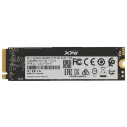 Твердотельный накопитель SSD 1Tb ADATA XPG Blade S70 NVMe M.2 (AGAMMIXS70B-1T-CS) - 1
