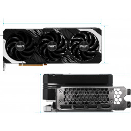 Видеокарта Palit GeForce RTX 4070 Gaming Pro 12Gb (NED4070019K9-1043A) - 8