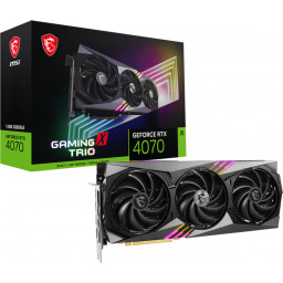Видеокарта MSI GeForce RTX 4070 GAMING X TRIO 12GB - 7