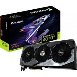 Видеокарта Gigabyte GeForce RTX 4070 Ti AORUS ELITE 12GB (GV-N407TAORUS E-12GD) - 9