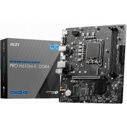 Материнская плата MSI PRO H610M-E DDR4 mATX LGA1700 - 1