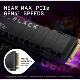 Твердотельный накопитель SSD 1Tb WD Black SN850 NVMe M.2 (WDS100T2XHE) - 4