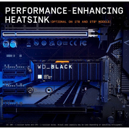Твердотельный накопитель SSD 1Tb WD Black SN850 NVMe M.2 (WDS100T2XHE) - 7