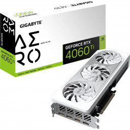 Видеокарта Gigabyte GeForce RTX 4060 Ti AERO OC 8Gb (GV-N406TAERO OC-8GD) - 8