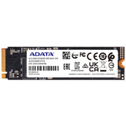 Твердотельный накопитель SSD 2Tb ADATA Legend 960 Max ALEG-960M-2TCS NVMe M.2 - 1