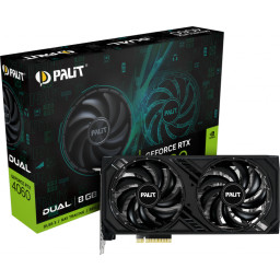 Видеокарта Palit GeForce RTX 4060 Dual 8Gb (NE64060019P1-1070D) - 8