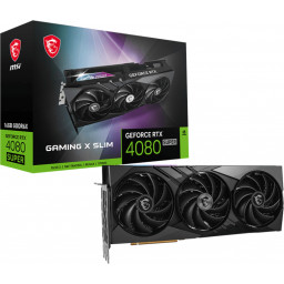 Видеокарта MSI  GeForce RTX 4080 SUPER 16G GAMING X SLIM - 7