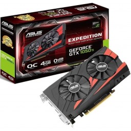 Видеокарта nVidia ASUS GeForce GTX 1050 Ti 4G Expedition (EX-GTX1050TI-O4G) - 4
