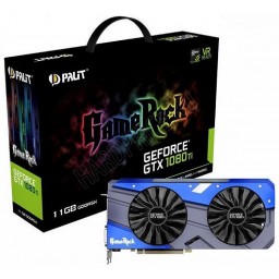 Видеокарта nVidia Palit GeForce GTX 1080 Ti GameRock 11G (NEB108TT15LC) - 8