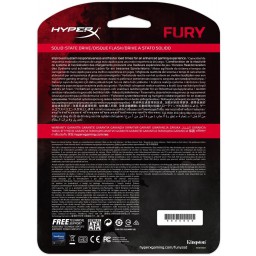 Твердотельный накопитель SSD 480Gb Kingston HyperX Fury (SHFS37A/480G) - 4