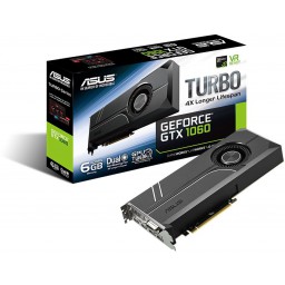 Видеокарта ASUS GeForce GTX 1060 6144Mb (TURBO-GTX1060-6G) - 6