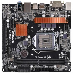 Материнская плата ASRock H110M-DGS R3.0 - 2