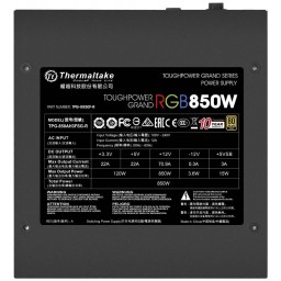Блок питания 850W Thermaltake Toughpower DPS G RGB (TPG-0850DPCGEU-R) - 15