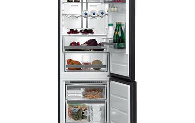 Двухкамерный холодильник Bauknecht KGNF 18 A3+ BLACK 188,5х59,5х65,5см