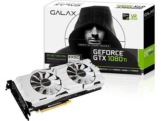 KFA/Galax GeForce GTX 1080 Ti EXOC White