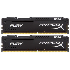Оперативная память 32Gb DDR4 2400MHz Kingston HyperX Fury (HX424C15FBK2/32) (2x16Gb KIT)
