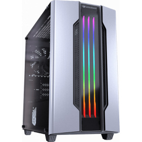 Корпус Cougar Gemini M Silver TG mATX