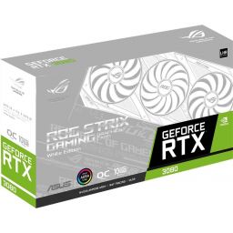 Видеокарта ASUS GeForce RTX 3080 ROG STRIX OC 10GB LHR (ROG-STRIX-RTX3080-O10G-WHITE-V2)