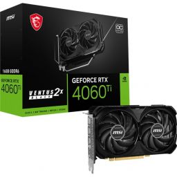 Видеокарта MSI GeForce RTX 4060 Ti VENTUS 2X BLACK 16GB OC