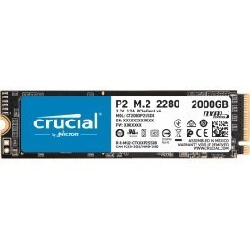 Твердотельный накопитель SSD 2Tb Crucial P2 NVMe M.2 (CT2000P2SSD8)